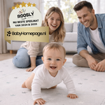 Roosly Speelmat Baby - Speelkleed Baby - Inclusief Opbergtas - babygym - Dubbelzijdig en opvouwbare Foam XPE 180 x 200 cm - speelgoed - Veilig & Zacht - model KING Gray