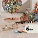Roosly Magnetisch speelgoed 28stuk - Magnetic tiles - Montessori speelgoed - Magnetische Bouwstenen - Sinterklaas Cadeau