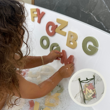Roolsy Badspeelgoed - Badletters - Badspeeltjes - Foam letters - Incl. Opbergtas