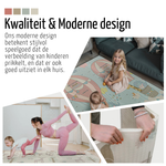 Roosly Speelmat Baby - Speelkleed Baby - Inclusief Opbergtas - babygym - Dubbelzijdig en opvouwbare Foam XPE 180 x 200 cm - speelgoed - Veilig & Zacht - model Balloon