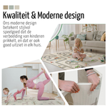 Roosly Speelmat Baby - Speelkleed Baby - Inclusief Opbergtas - babygym - Dubbelzijdig en opvouwbare Foam XPE 180 x 200 cm - speelgoed - Veilig & Zacht - model Llama