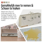 Roosly Speelmat Baby - Speelkleed Baby - Inclusief Opbergtas - babygym - Dubbelzijdig en opvouwbare Foam XPE 180 x 200 cm - speelgoed - Veilig & Zacht - model Safari