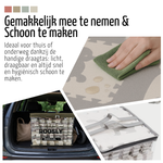 Roosly Speelmat Baby - Speelkleed Baby - babygym - Foam vloerpuzzel 145 x 145 cm - Opstaande Rand - Inclusief Opbergtas - speelgoed -Veilig & Zacht - Grijs