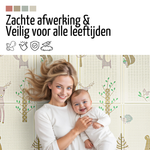 Roosly Speelmat Baby - Speelkleed Baby - Inclusief Opbergtas - babygym - Dubbelzijdig en opvouwbare Foam XPE 180 x 200 cm - speelgoed - Veilig & Zacht - model Balloon