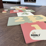 Roolsy Speelmat Foam - Hinkelmat - Puzzel speelgoed - Hinkelspel - Speelkleed - vloerpuzzel - Incl. opbergtas